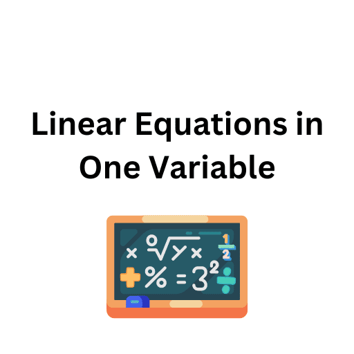 Linear Equations in One Variable